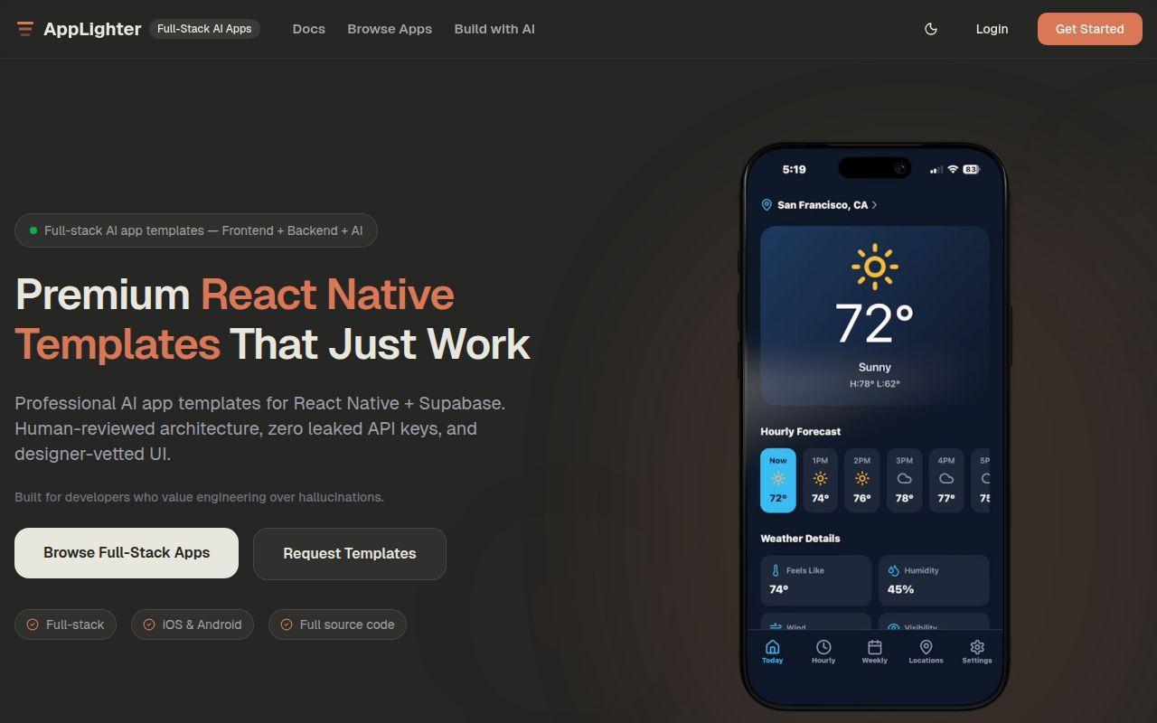 Applighter screenshot